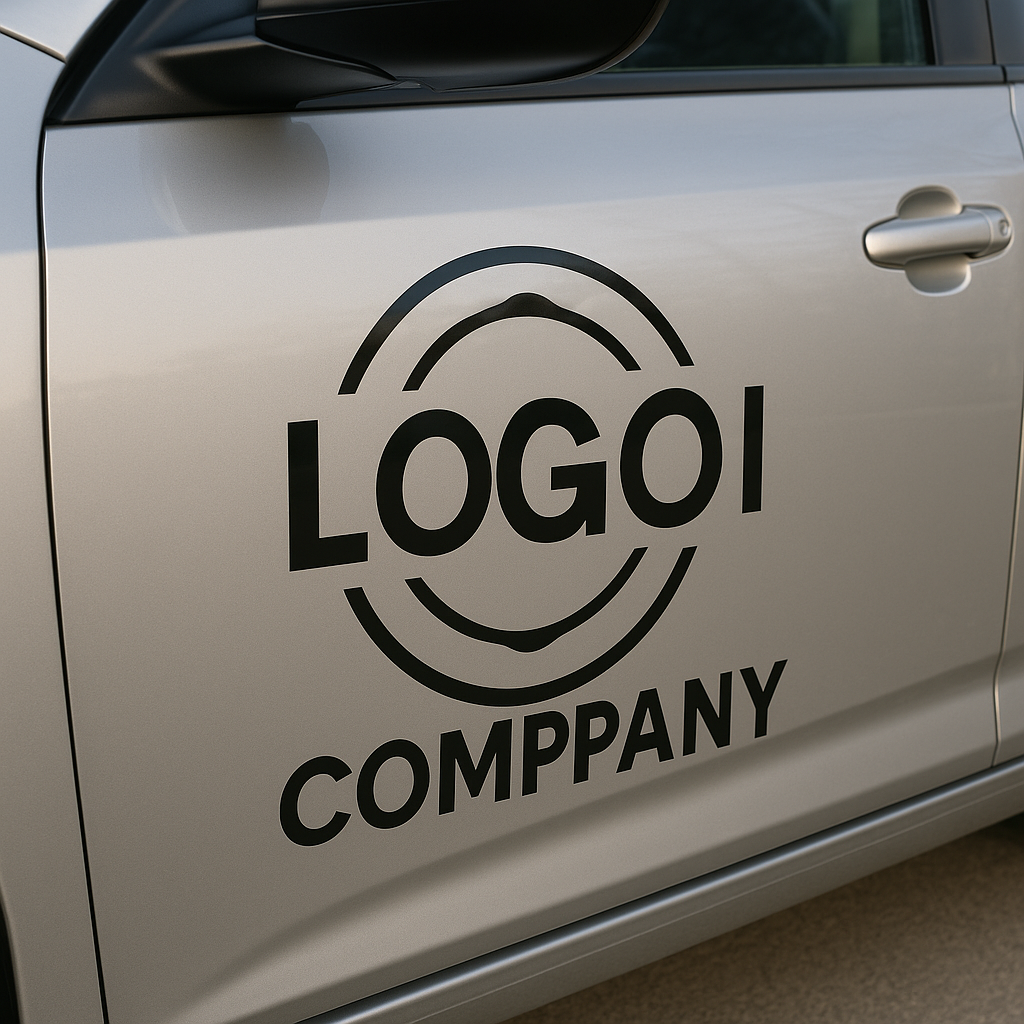 Professional vinyl car decal application